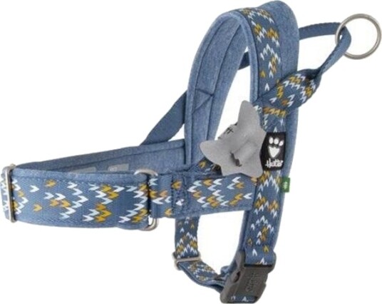 Hurtta Razzle-Dazzle H-sele 80-100 cm Bilberry med håndtak og polstring