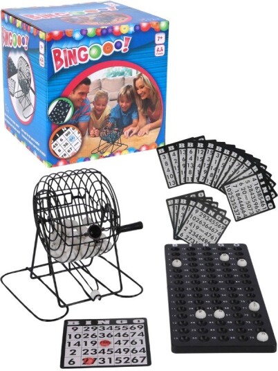Bingospill i metall med 75 baller