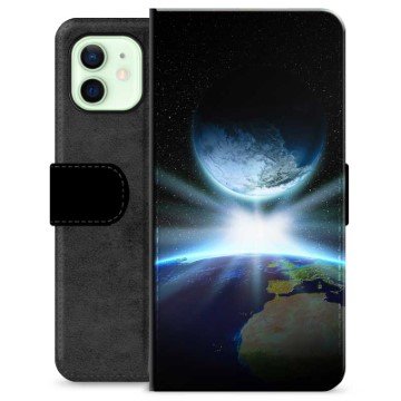 iPhone 12 Premium Lommebok-deksel Verdensrom