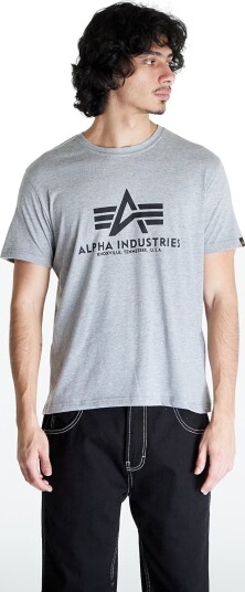 Alpha Industries Basic T-Shirt Bl - Grey - XXL