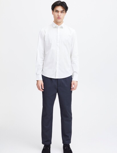 Casual Friday Cfpalle Slim Fit Shirt White XXS Casual Friday Cfpalle Slim Fit Shirt White XXS