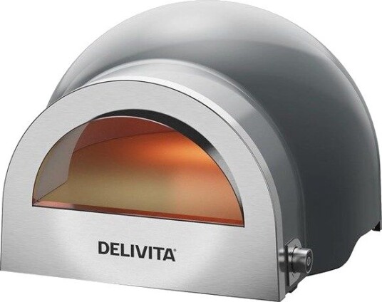 Delivita Flow pizzaovn for gass og ved Hale Grey Delivita Flow pizzaovn for gass og ved Hale Grey