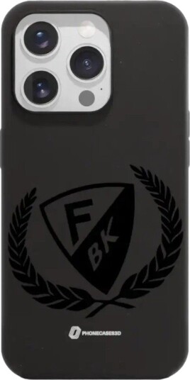 Phonecases3D iPhone 15 Pro Färjestad BK komposterbart deksel, svart