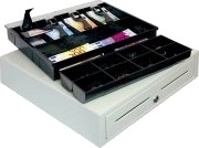 Olympia Magic Touch Metal Drawer - Cash Drawer - dull gray Olympia Magic Touch Metal Drawer - Cash Drawer - dull gray