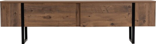 Serenity Tv-benk 180x30 cm - Tre/Svart