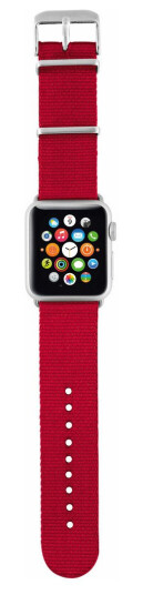 URBAN R APPLE WATCH NYLON REIM 42MM RED