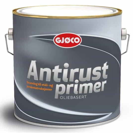 Gjøco Antirustprimer Oljebasert Sort Metall Grunning 3 liter Gjøco Antirustprimer Oljebasert Sort Metall Grunning 3 liter