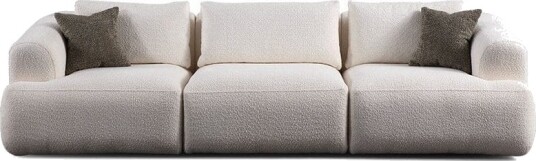 Dashwood 3 seters sofa Hvit