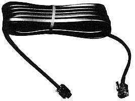 Goobay 10m RJ11 Telefonkabel, Svart Goobay 10m RJ11 Telefonkabel, Svart