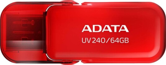 Adata Uv240 Usb-Flashstasjon 64 Gb Usb 2.0 Rød