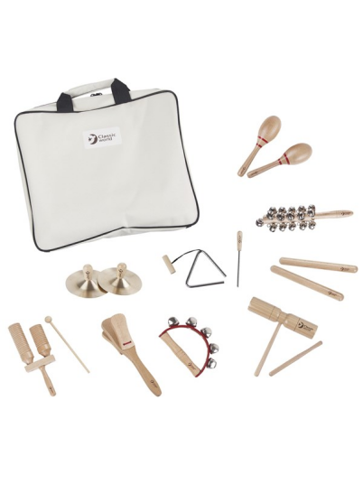 Classic Toys wooden music set including storage bag Classic Toys wooden music set including storage bag