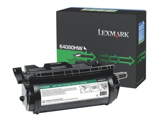 Lexmark 64080HW / T640 Series Black Toner - Laser toner Svart