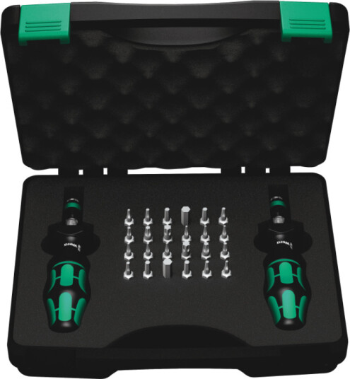 Wera 7440/41, Sort, Grønn