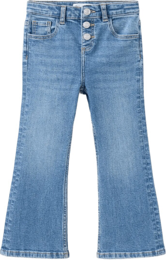 Mango Triple Button Flared Jeans Blue 12 18M