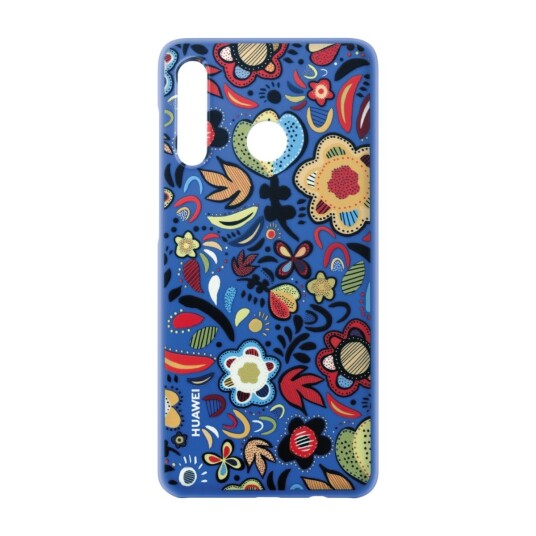 HUAWEI TPU-DEKSEL P30 LITE BLÅ BLOMSTER