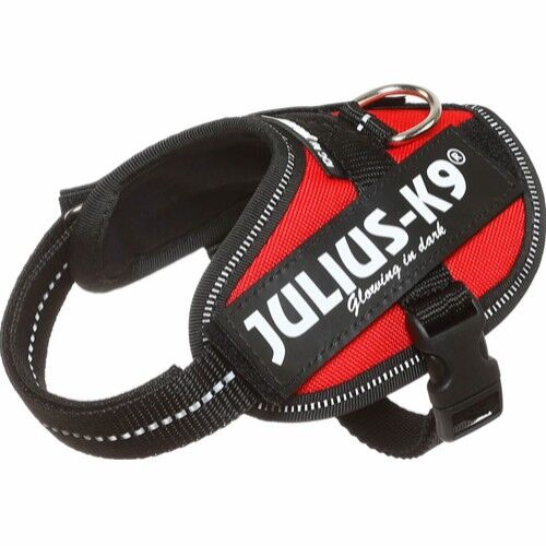 Julius-K9 Puppy Trekksele Rød Baby 1 til Hund