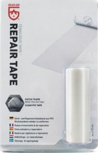 Mcnett  Tenacious Repair Tape, Bl Blank 7.6cm x 50cm lang, 7.6cm x 50cm