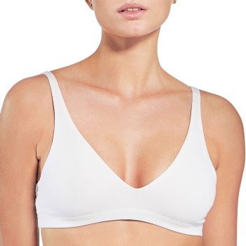 Bread and Boxers Triangle Bra BH Hvit okologisk bomull Small Dame