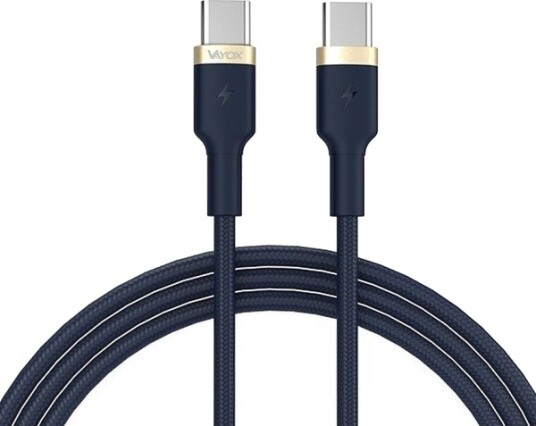 Usb-C Til Usb-C Fast-Charge 3A-Kabel 1 M Va0062 Vayox