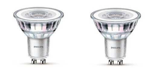Philips LED-lyspære LEDClassic 3,5W/827 (35W) 2-pack GU10