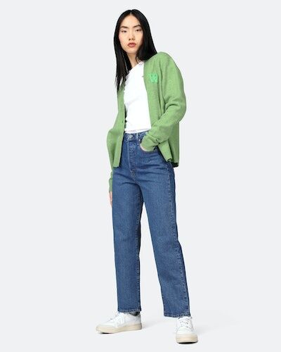 Levis Jeans Ribcage Straight Ankle Blå Female W25-L27