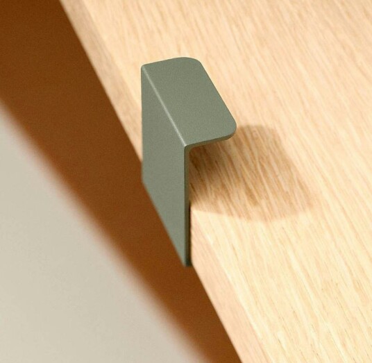 Beslag Design Hide 40 Håndtak Ash Green Beslag Design Hide 40 Håndtak Ash Green