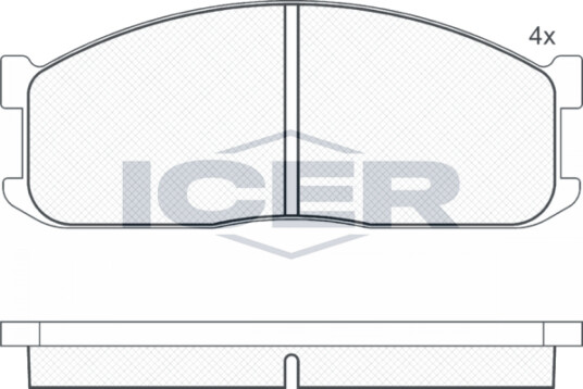 Bremseklosser sett ICER 140687