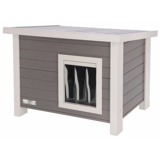 Kerbl Eco Kattehus Eli 57X45X43Cm Grå Og Hvit Kerbl Eco Kattehus Eli 57X45X43Cm Grå Og Hvit