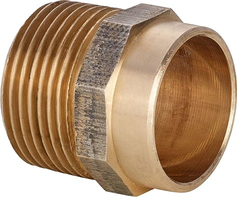 Conex Nippel For Lodde Og Gjengekoblinger 15X1/2" Messing 4243G015004000