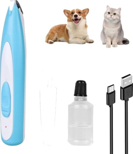 Potetrimmer For Hund Og Katt Med Led-Lys Stillegående Potetrimmer For Hund Og Katt Med Led-Lys Stillegående