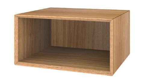 The Box Vegghengt Nattbord 40x20cm Åpen (Størrelse: 40x20, Farge: Eik)