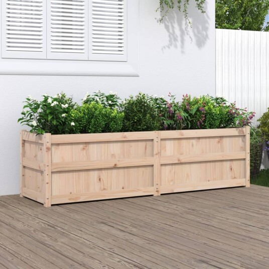 Hageplantekasse 180x50x50 cm heltre furu Hageplantekasse 180x50x50 cm heltre furu