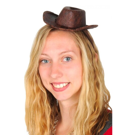 360 Degrees Ltd Cowboyhatt Brun Mini - One size