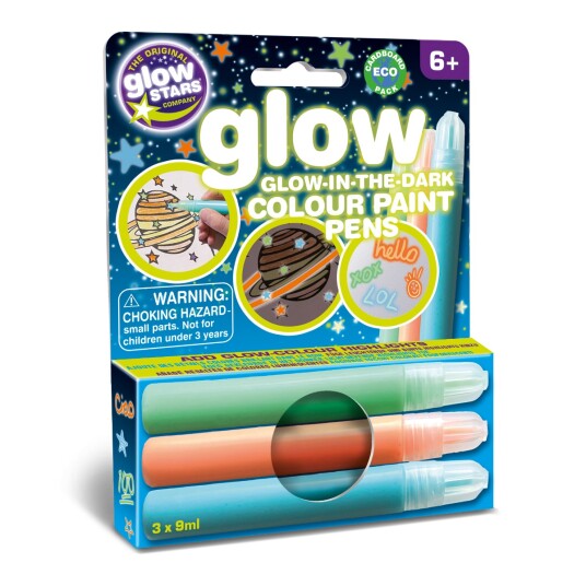 Brainstorm Toys Glowstars Selvlysende Tuscher 3 stk. Brainstorm Toys Glowstars Selvlysende Tuscher 3 stk.