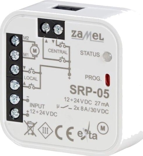 Zamel Rull /Persiennestyring Innfelt Universal 12 24V Srp 05
