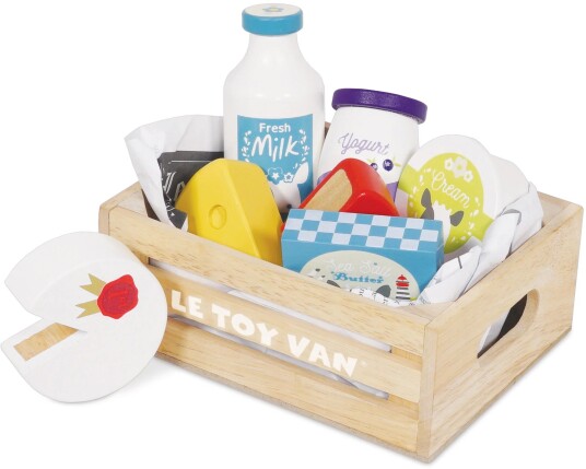 Le Toy Van Honeybee egg og melkeprodukter i trekasse LTV185?? / Leker