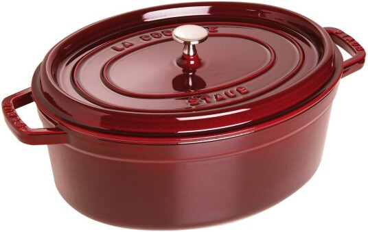 Staub La Cocotte oval gryte støpejern 5,5 L Grenadinerød Staub La Cocotte oval gryte støpejern 5,5 L Grenadinerød