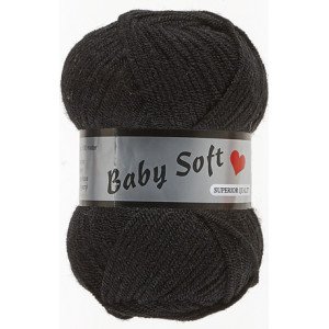 Lammy Baby Soft Garn 001 Sort Lammy Baby Soft Garn 001 Sort