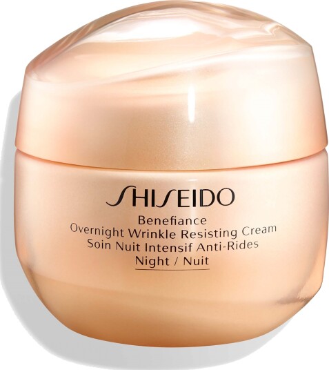 Shiseido Benefiance Nattkrem 50ml - Anti-Rynke og Fuktighetsgivende