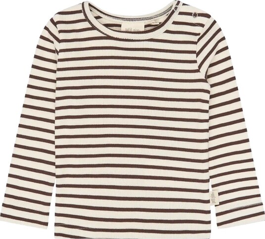 Petit Piao Ppsky L_S Tee   CHESTNUT STRIPED   116