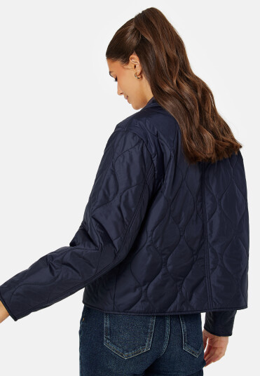 GANT Quilted Collored Jacket Evening Blue M GANT Quilted Collored Jacket Evening Blue M