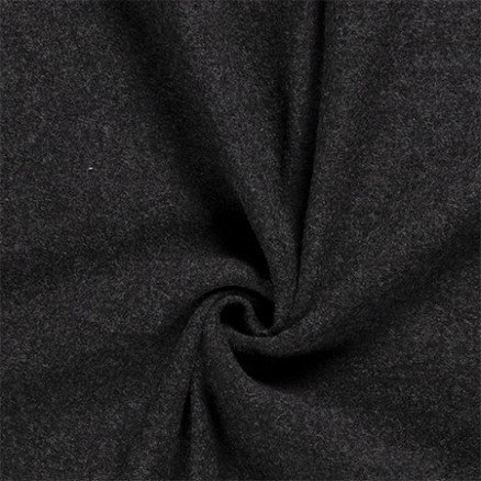 Balsløw Ull Boucle stoff 140cm 68 Koksgrå 50 cm