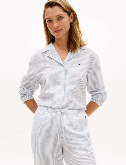 Tommy Hilfiger Ls Seersucker Shirt White XS Tommy Hilfiger Ls Seersucker Shirt White XS