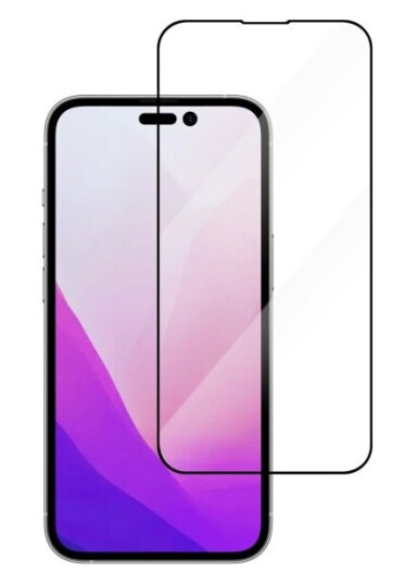 Champion Skjermbeskytter iPhone 14 Pro Svart Herdet Glass Full Cover Champion Skjermbeskytter iPhone 14 Pro Svart Herdet Glass Full Cover