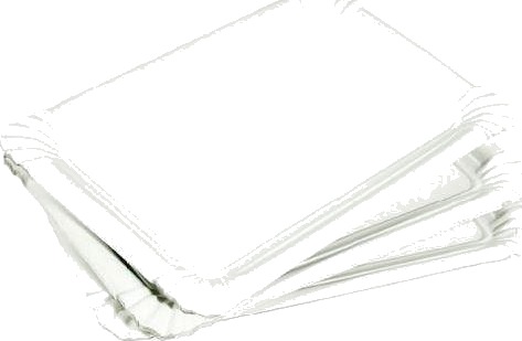 Duni Engangs Tallerkener I Papp 20X13 Cm Hvit 10 Stk.