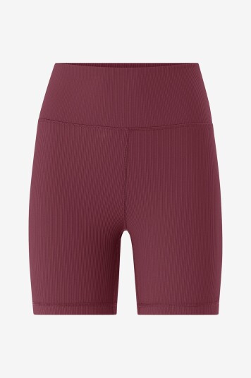 Aim'n   Treningstights Ribbed Performance Midi Biker Shorts   Rød