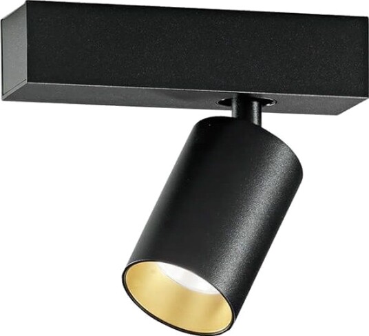 Saturno 1 Spot Dimbar 9W LED Sort/Gull