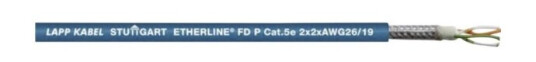 Lapp 2170289-500 Strømkabel Cat 5E S/Utp 2 X 2 X 0.12 Mm² Blå 500 M