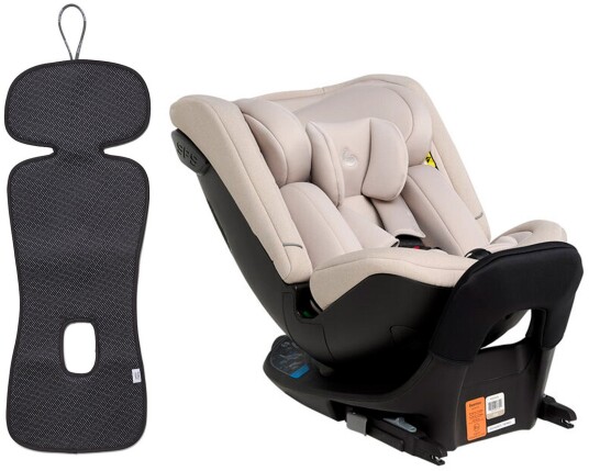Beemoo Rotate i-Size Bilstol inkl. Petite Chérie Ventilerende Sittepute, Oat/Antracit