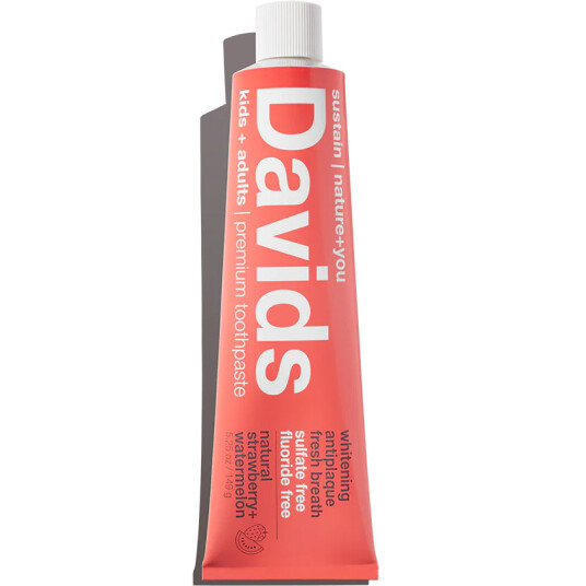 Davids Natural Tannkrem Strawberry og Watermelon 149g